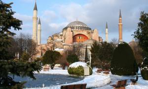 Hagia Sofia in winter - Turkey Tours - On The Go Tours